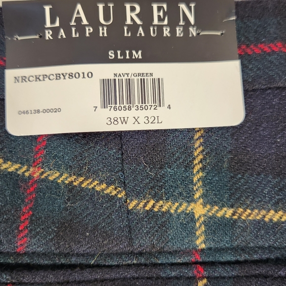 NWT Men's Lauren Ralph Lauren Slim Wool Pants - Picture 2 of 8